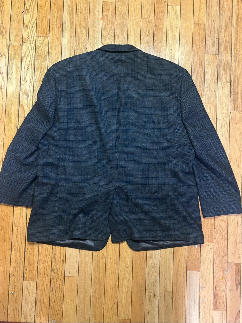 Lauren Ralph Lauren Men's Dark Gray CheckTwo-Button Wool Sport Coat 54R